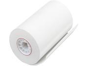 PM Company Thermal Paper Rolls Cash Register POS Roll 3 1 8 x90 ft White 72 Carton
