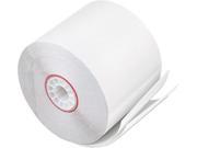 PM Company Paper Rolls Two Ply Receipt Rolls 2 1 4 x 90 ft White White 50 Carton