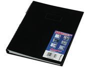 Blueline A10300BLK Note Pro Business Notebook College Rule Letter White 300 Sheets Pad