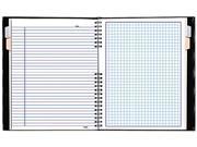 Blueline A44C81 NotePro Quad Ruled Notebook 9 1 4 x 7 1 4 White 192 Sheets Pad