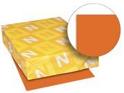 Wausau Paper Astrobrights Colored Paper 24lb 8 1 2 x 11 Orbit Orange 500 Sheets Ream