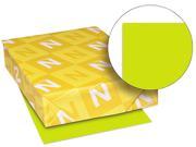 Wausau Paper 22781 Astrobrights Colored Card Stock 65 lbs. 8 1 2 x 11 Terra Green 250 Sheets