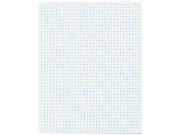 Tops 33041 Quadrille Pads 4 Squares inc 8 1 2 x 11 White 50 Sheets Pad
