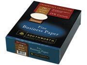 Southworth 404NC 25% Cotton Business Paper 24 lbs. 8 1 2 x 11 Natural 500 Box