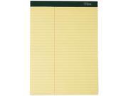 Tops 63396 Double Docket Ruled Pads Law Rule Letter Canary 6 100 Sheet Pads Pack