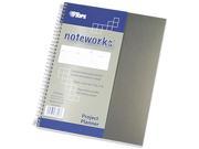 Tops 63826 Noteworks Project Planner w Poly Cover 8 1 2 x 6 3 4