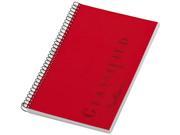 Tops 73505 Notebook w Red Cover Narrow Rule 5 1 2 x 8 1 2 White 100 Sheets Pad