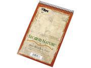 Tops 74688 Second Nature Spiral Reporter Steno Notebook Gregg Rule 6 x 9 WE 80 Sheet