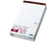 Tops 7573 Perforated Pads Legal Rule Lgl White 50 Sheet Pads Dozen