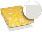 Wausau Paper 82341 Exact Vellum Bristol Cover Stock 67 lbs. 8 1 2 x 11 Gray 250 Sheets