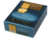 Southworth 994C Parchment Specialty Paper 24 lbs. 8 1 2 x 11 Gold 500 Box