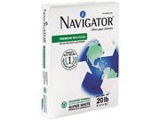 Navigator Premium Recycled Paper 95 Brightness 20lb 8 1 2 x 11 White 5000 Carton