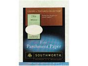 Southworth P874CK Parchment Specialty Paper 24 lbs. 8 1 2 x 11 Celery 100 Pack