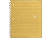 Mead 06594 Recycled Notebook 8 1 2 x 11 80 Sheets College Ruled Perforated Assorted