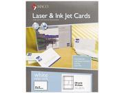 Maco ML 8576 Unruled Index Cards 3 x 5 White 150 Box