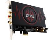 PowerColor DEVIL HDX 7.1 Channels PCI Express x1 44.1K 48K 88.2K 96K 192KHz @ 16bit 24bit Sound Card