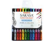 Sarasa Porous Pen .8 mm Fine Assorted Ink 12 Set 67012