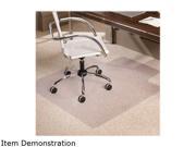 Carpet Chairmat Lip 46 x60 Clear