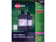 Avery Avery GHS Chemical Label 60505 for Laser Printer PK500 60505