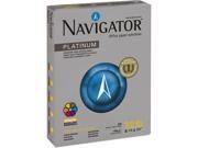 Navigator NPL1132 Platinum Paper 99 Brightness 32.00 lbs 8 1 2 x 11 White 250 Pack 1 Pack