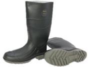 Steel Toe Rubber PVC Boot Size 10 Black Gray