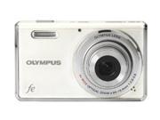 OLYMPUS FE-4000 Pearl White 12.0 MP Wide Angle Digital Camera