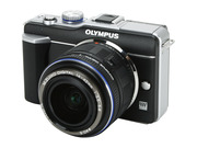 OLYMPUS PEN E-PL1 Black Interchangeable Lens Live View Digital Camera w/ Black M.ZUIKO DIGITAL 14-42mm f