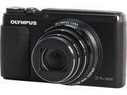 OLYMPUS SH-50 iHS Black 16 MP Wide Angle Digital Camera HDTV Output