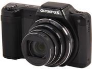 OLYMPUS SZ-15 Black 16 MP Wide Angle Digital Camera HDTV Output