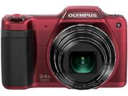 OLYMPUS SZ-15 Red 16 MP Wide Angle Digital Camera HDTV Output