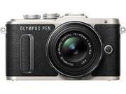 OLYMPUS V205081BU000 Black PEN E PL8 Black Body with 14 42 IIR Black Lens