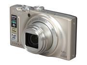 Nikon Coolpix S8200 Silver 16.1 MP 25mm Wide Angle Digital Camera