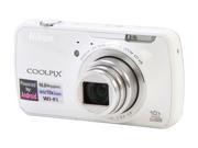 Nikon Coolpix S800c White 16.0 MP 25mm Wide Angle Digital Camera HDTV Output