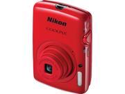 Nikon COOLPIX S01 Red 10.1 MP Digital Camera