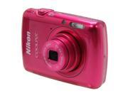 Nikon COOLPIX S01 Pink 10.1 MP Digital Camera