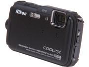 Nikon COOLPIX AW110 Black 16 MP Waterproof Shockproof Digital Camera