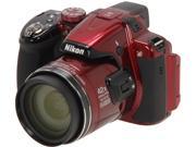 Nikon COOLPIX P520 Red 18.1 MP Wide Angle Digital Camera HDTV Output
