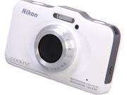 Nikon COOLPIX S31 White 10.1 MP Waterproof Shockproof Digital Camera