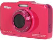 Nikon COOLPIX S31 Pink 10.1 MP Waterproof Shockproof Digital Camera