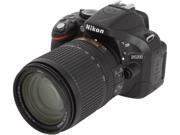 Nikon D5200 (13311) Black Digital SLR w/ 18-140mm VR Lens