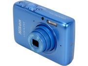 Nikon COOLPIX S02 26434 Blue 13.2 MP Digital Camera HDTV Output