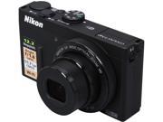 Nikon COOLPIX P340 26459 Black 12.2 MP 24mm Wide Angle Digital Camera HDTV Output