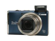 Canon PowerShot SX200 IS Blue 12.1 MP 28mm Wide Angle Digital Camera