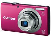 Canon PowerShot A2300 Red 16.0 MP 28mm Wide Angle Digital Camera
