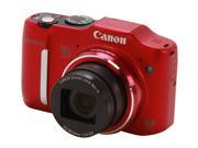 Canon PowerShot SX160 IS 6801B001 Red Approx. 16 MP 28mm Wide Angle Digital Camera HDTV Output