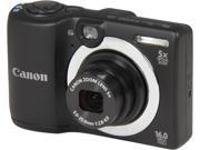 Canon PowerShot A1400 Black 16.0 MP 28mm Wide Angle Digital Camera