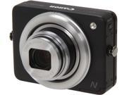 Canon PowerShot N Black 12.1 MP 28mm Wide Angle Digital Camera