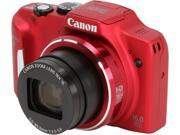 Canon PowerShot SX170 IS 8676B001 Red Approx. 16.0 Megapixels Digital Camera