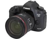 Canon EOS 5D Mark III 5260B054 Black Digital SLR Camera Body with EF 24-70mm f/4L IS USM Lens