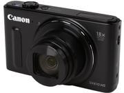 Canon PowerShot SX610 HS Black 20.2 MP 25mm Wide Angle High End Advanced Digital Camera HDTV Output